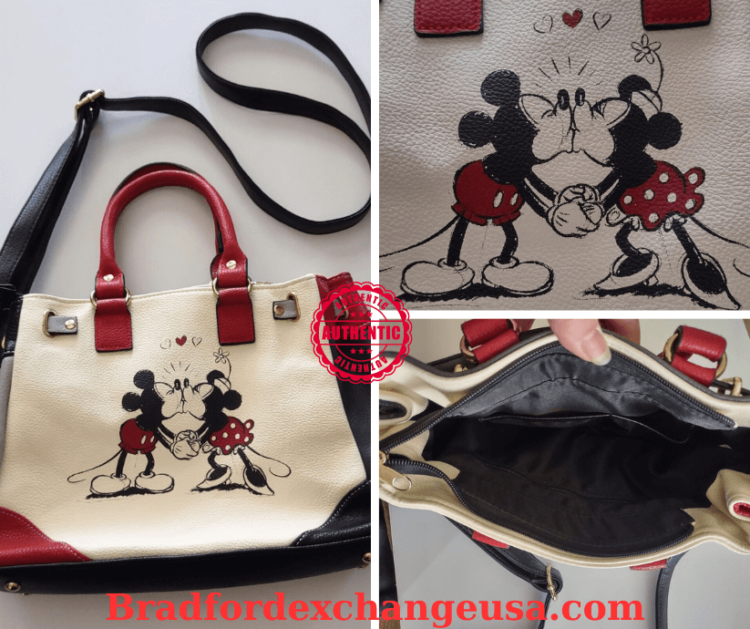 DISNEY PIN BAG MICKEY AND MINNIE HEART CASE ALBUM BOOK FOR DISNEY